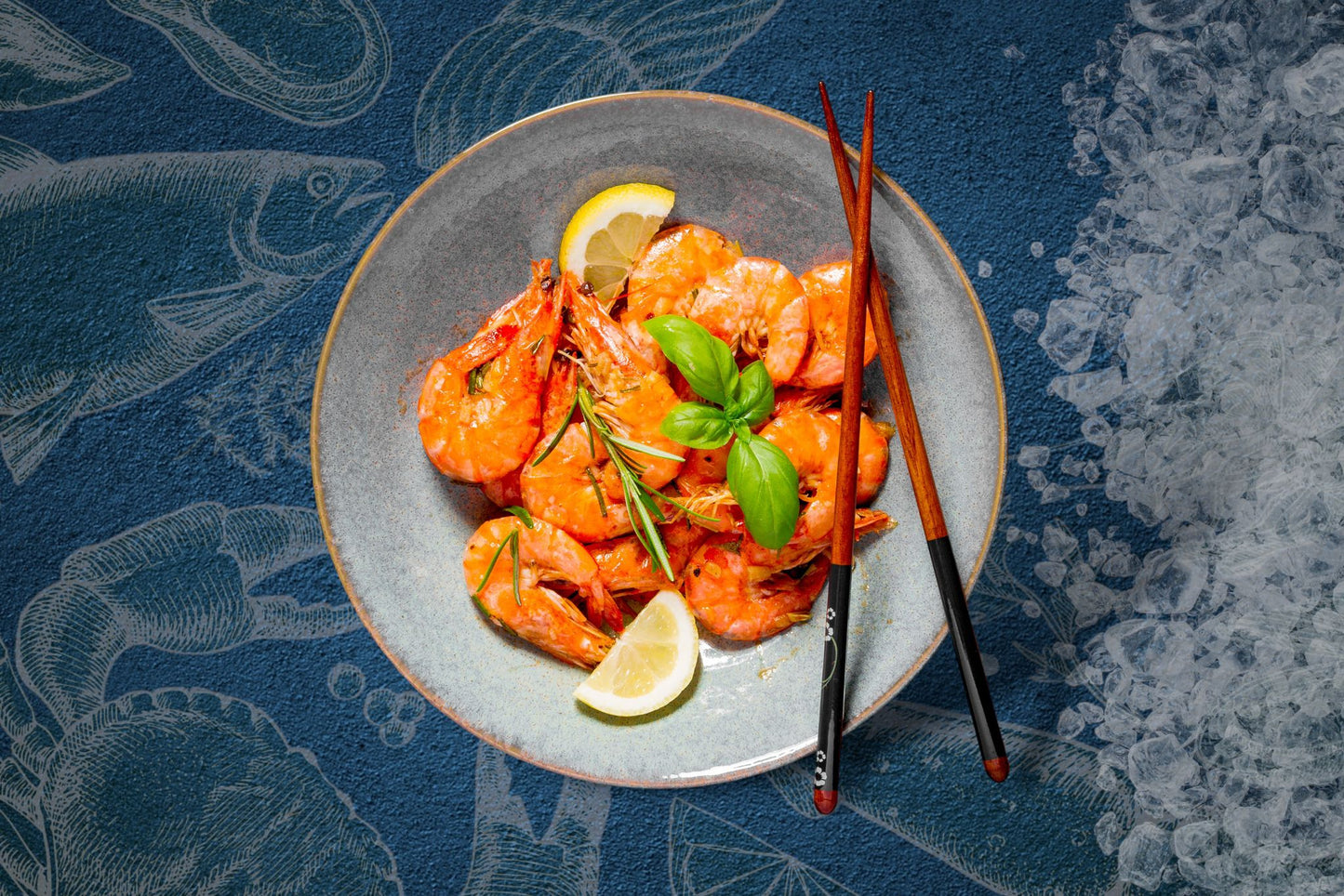 Frozen Cooked Crevettes