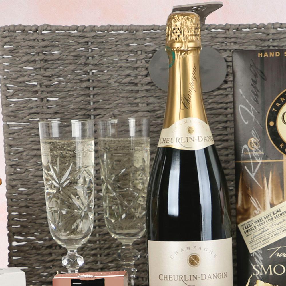 Neptune's Feast Hamper in Wicker Basket