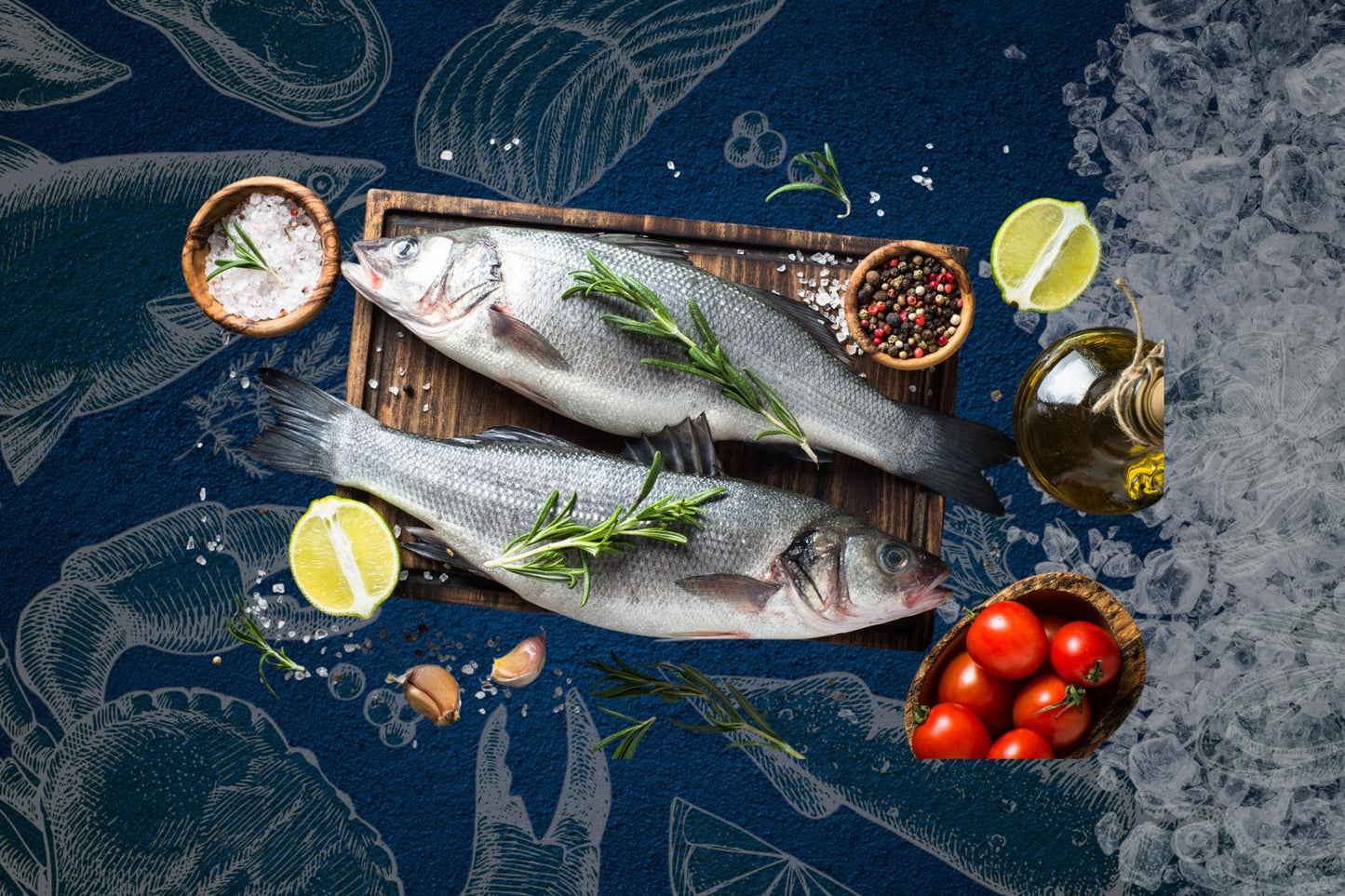 Whole Sea Bass